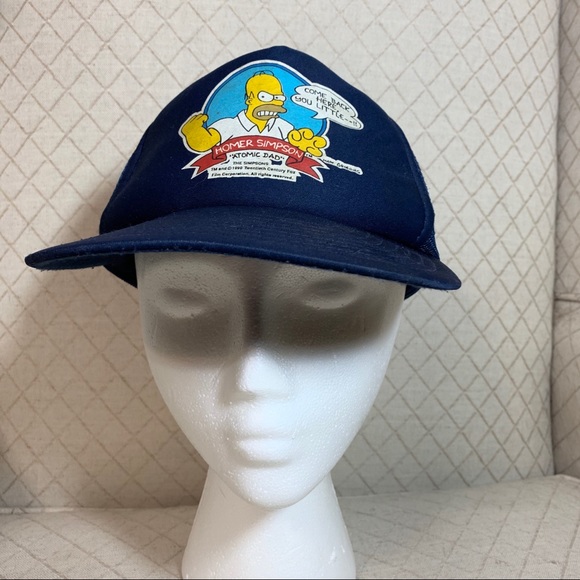Vintage Other - Vintage 90’s Homer Simpson Trucker Baseball Cap